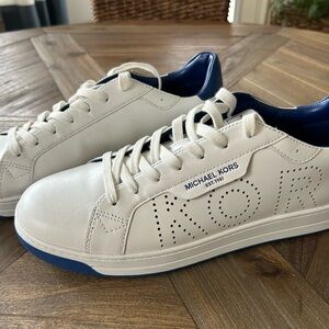Michael Kors Men’s Blue & White Sneakers Size 10